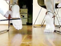 Balcan boy receives bastinado (foot torture)