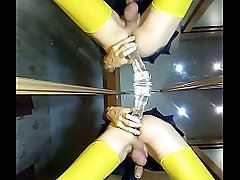 Checking the depth of the canal