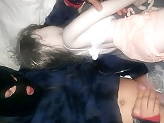 I satisfy the naughty girl and end up spilling my load in her backdoor