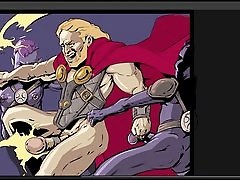 Blonde gay, big cock gay, internal cumshot