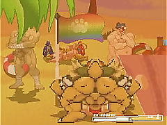 M.U.G.E.N.r-18 DEUX Presents Bowser Day Nude Beach Party Special Part II (Bowser Koopa VS Kim Kap Hwan)