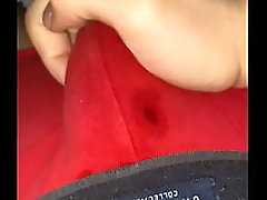 Ma bite dans mon cale&ccedil_on et mes pieds