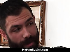 Stepdad Invites His Friend to Fuck His Stepson Together - MyFamilyDick