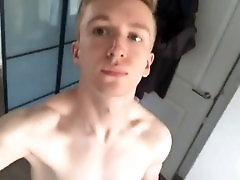 Fit guy releases his uncircumcised member