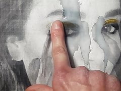 Myriam covered with cum