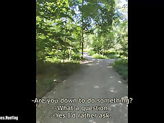 Straight Guy Steven and I Suck Eachother in the Woods and I Ride Him Bareback