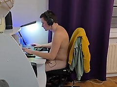 Solo video featuring hairy guy Fap_man93 getting undressed