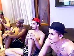 Group sex party turns into wild anal orgy