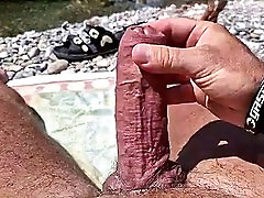 Public, penis ring, outdoor