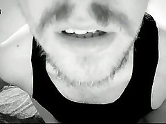 Dirty talking British lad licking and fucking his fleshlight