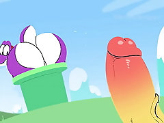 Big purple Yoshi ass~