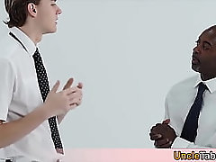 When your elder giving you a special traning about bareback fucking