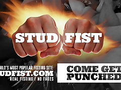 Amerifist slides in deep fist fucking Toro FF relentlessly pushing his limits