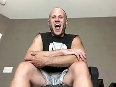 Feeling hungry? Indulge in my sweaty feet as Adam Castle takes control