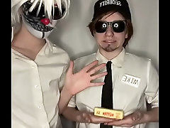 Enard and micheal playing with exotic butter