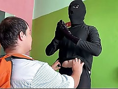The Statue Boy Gets the Attention of a Gay Gringo Who Takes Him Home and Makes Him His Personal Bitch