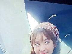 Pop Parinda Thai Student Cum on Tribute