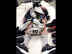 Buried in Sneakers, fuck, cum, lick