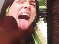 Billie Eilish cum tribute