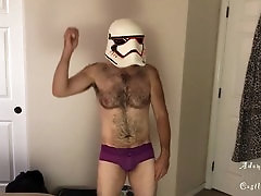 Hairy, gay lingerie, average cock