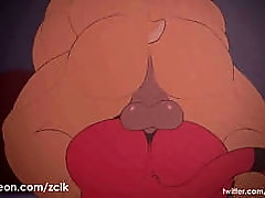 Bowser fucks Incineroar in an alley