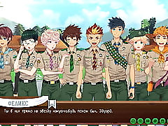 Game: Friends Camp, Way 2, Episode 34 - Building in the camp (Russian voiceover)