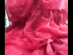 Indian Gay Crossdresser Gaurisissy real xxx homemade sex in Red lehenga