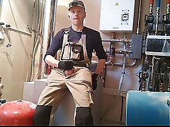LanaTuls - Moscow Anal Slut and Whore. Jerk-Off Break at Work and Cumming