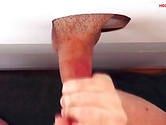 Just One Lick. and You'll Be Hooked. Worshiping His Uncut Cock at the Gloryhole