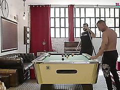 Straight friends playing with the balls