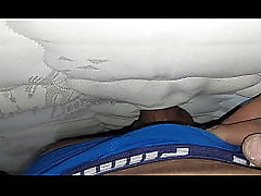 I fuck the hotel mattress standing up and cum on it.