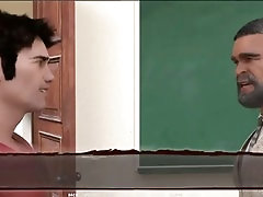 Shy Virgo can't resist her hot swimming instructor in a steamy encounter