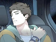 Gay cum, rectal, a big cock man