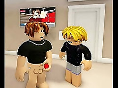 Os amiguinhos aprotando no roblox