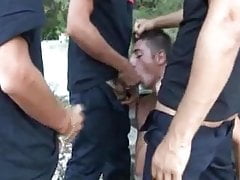 firemen fuck a new recruit