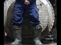 A gay man from Russia jerks off the smallest dick in the world on camera!