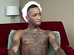 Young black guy Tae The Doug in solo audition for Xmas