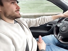 Car, gay funny, first-timer