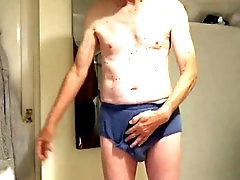 Old men, old men stripped, strip dance
