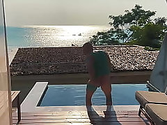 Kinky Axel Abysse Tears His Hole In Pool Solo Anal Torment