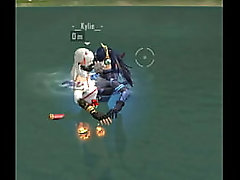 L&eacute_sbicas loirinha no lago se beijando molhadinhas e bucetudas safadas