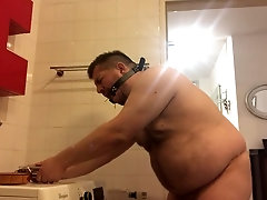 Extreme degradation with ring gag and Surstromming for European newbie
