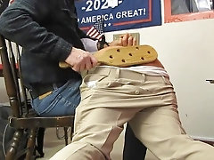 Spanking punishment for a passionate MAGA supporter