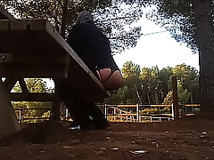 Me follo en un parque