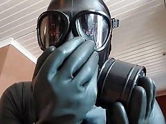 Black gay rubber master explores kink and dominance