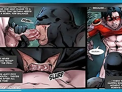 Animated comic, nightwing, comic