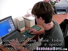 Horny Latino office workers fuck on clients request|63::Gay,1911::Blowjob,1961::Cum Shot,2061::Latino,2141::Twink