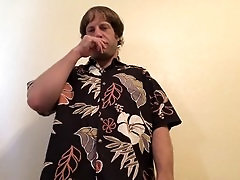 Dominant guy humiliates and teabags in gay POV - condensed version