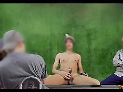 Amateurs at a college party with a big black cock and best friend