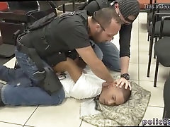 Naked Cops Bust Suspect